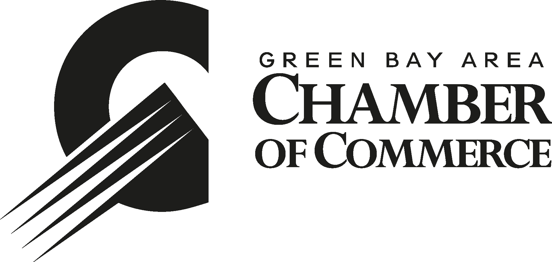 Green Bay Area Chamber Of Commerce BLACK Logo Vector Logo